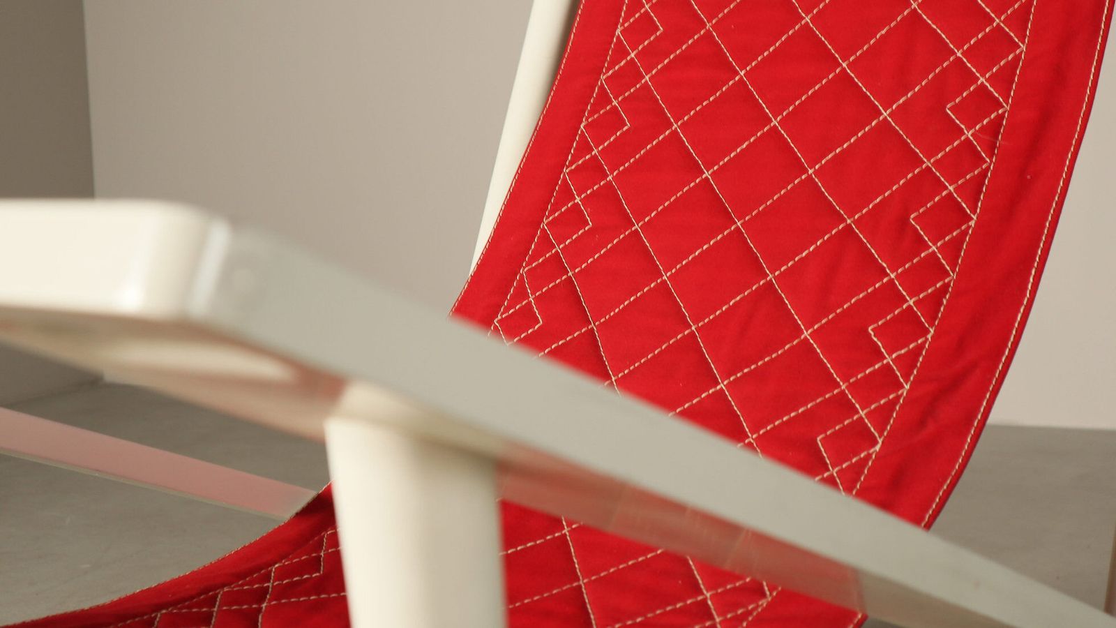 7031.0 Gilles Sermadiras For Maison Et Jardin, “Deauville” Rocking Chair, France, 1950 photo