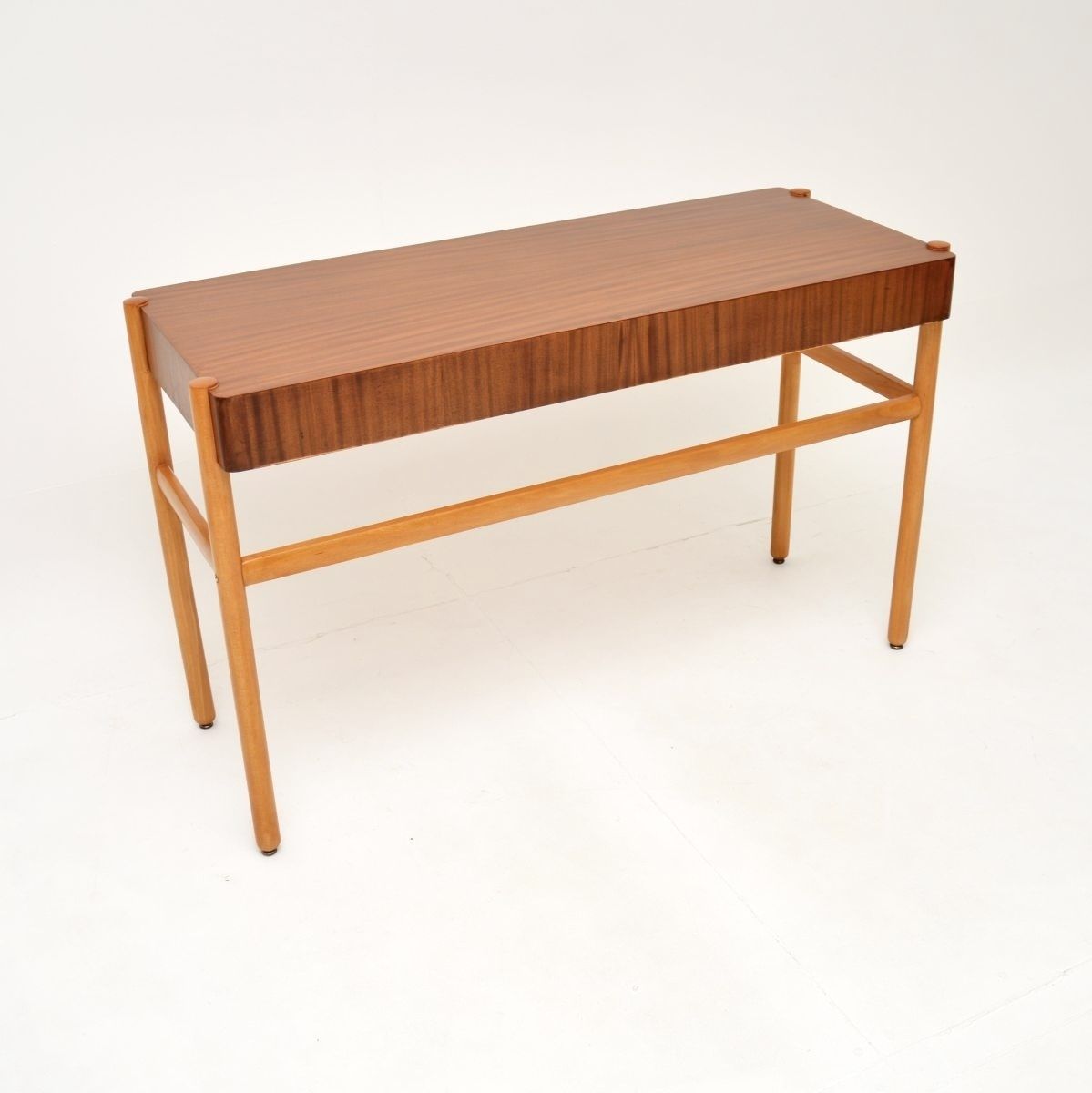 Furniture Vintage Swedish Walnut Desk By Bertil Fridhagen photo