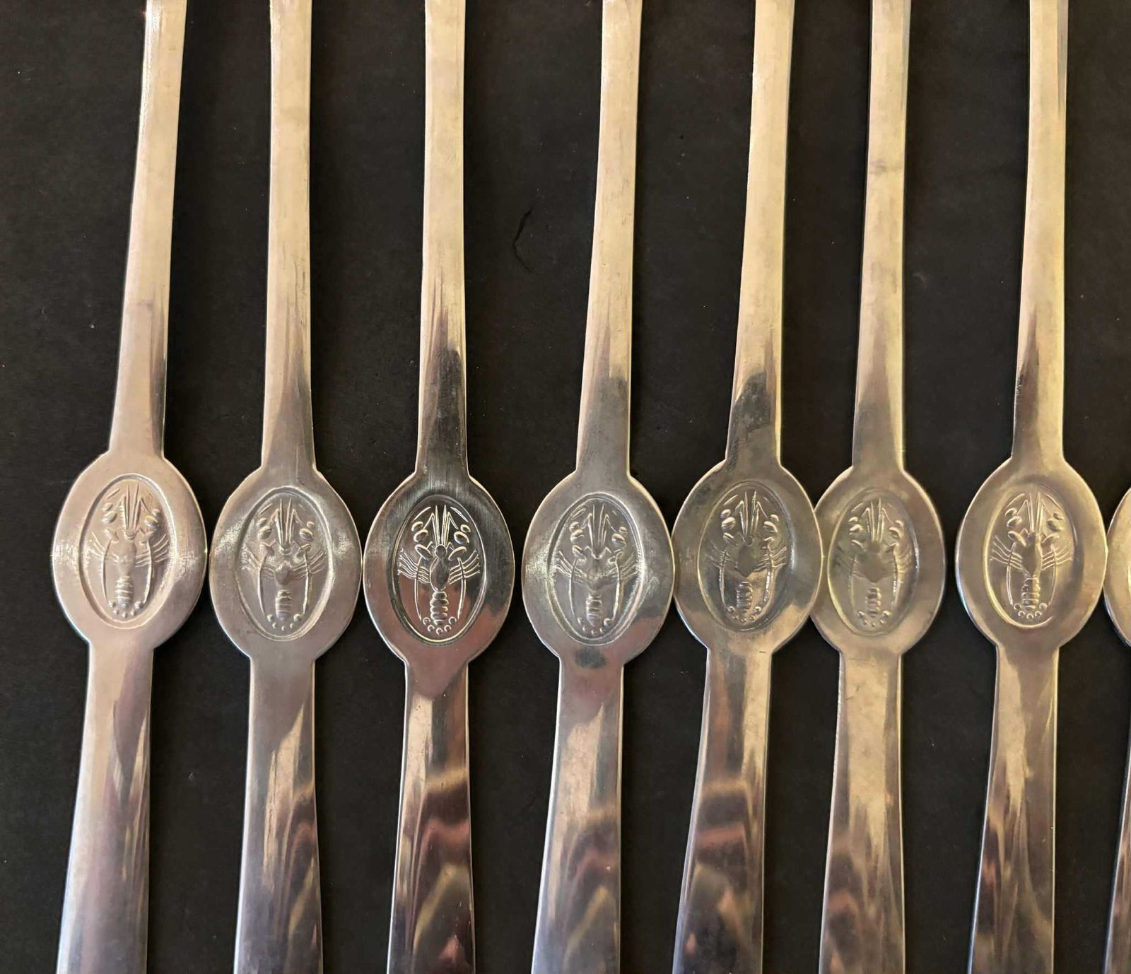 Vintage Reppel Stainless Steel Lobster Forks: 12 Piece Seafood Pick Set photo 189.0
