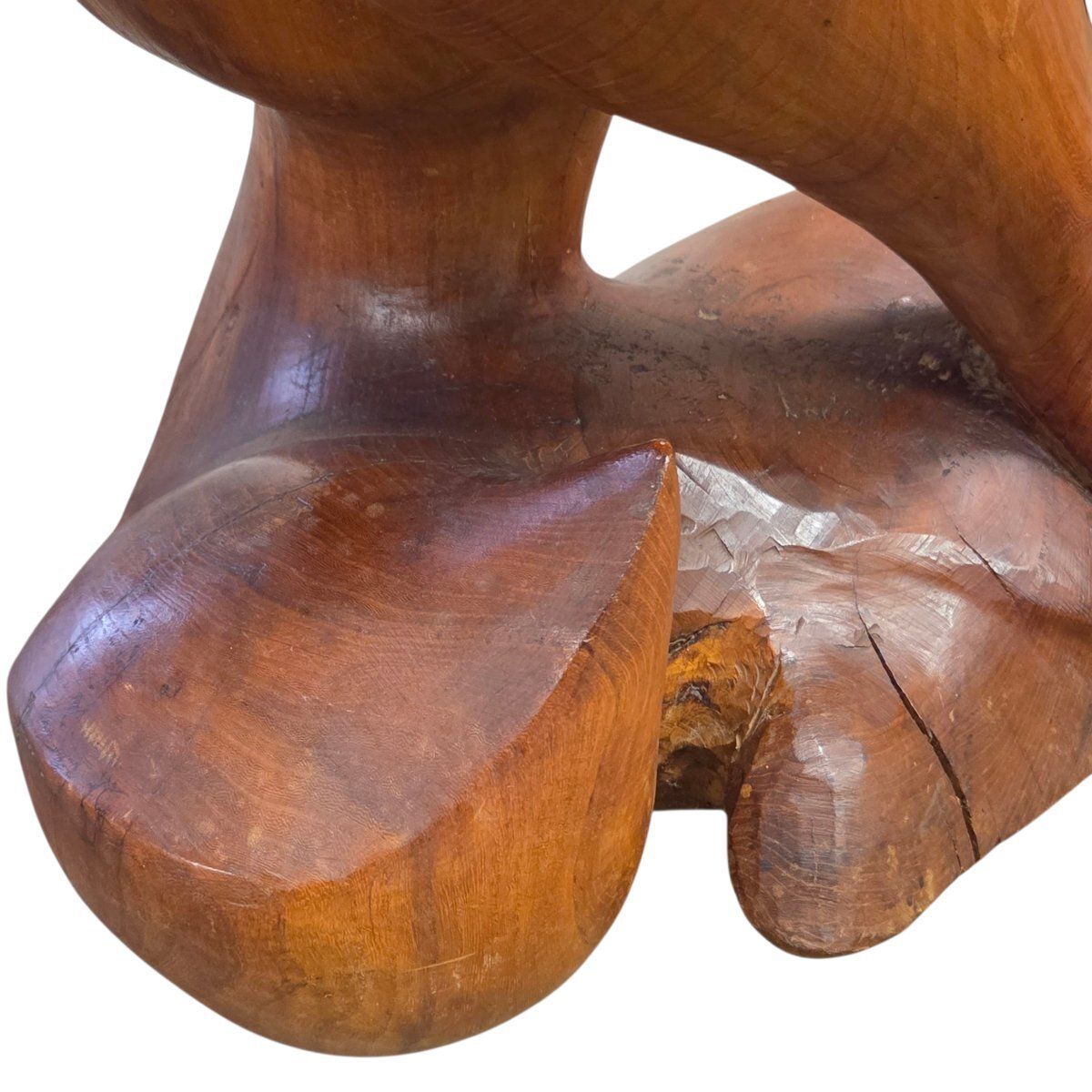 5072.0 Sculpture en noyer de Bernard Lafon, dit Darius (né en 1943) photo