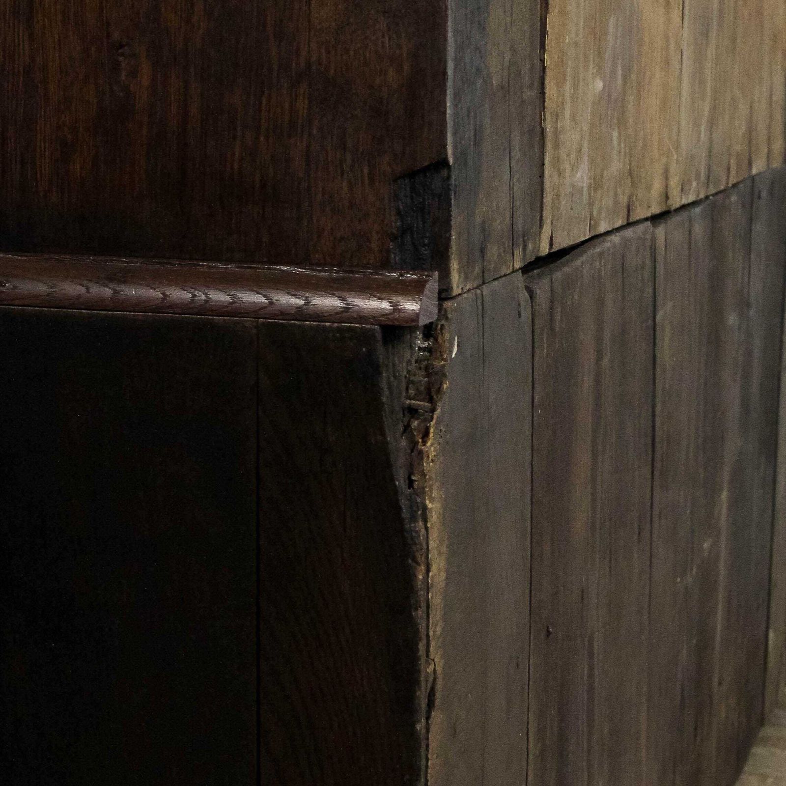 photo furniture Early 19th Century Welsh Oak Low Press Cupboard | Welsh Oak Cupboard | Antique Coffer | Welsh Furniture