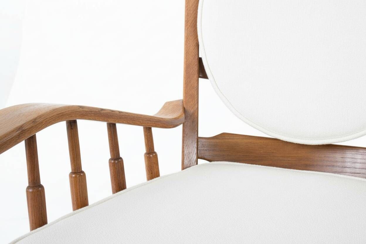 Pair Of Armchairs In The Style Of Guillerme And Chambron 1950. photo Furniture