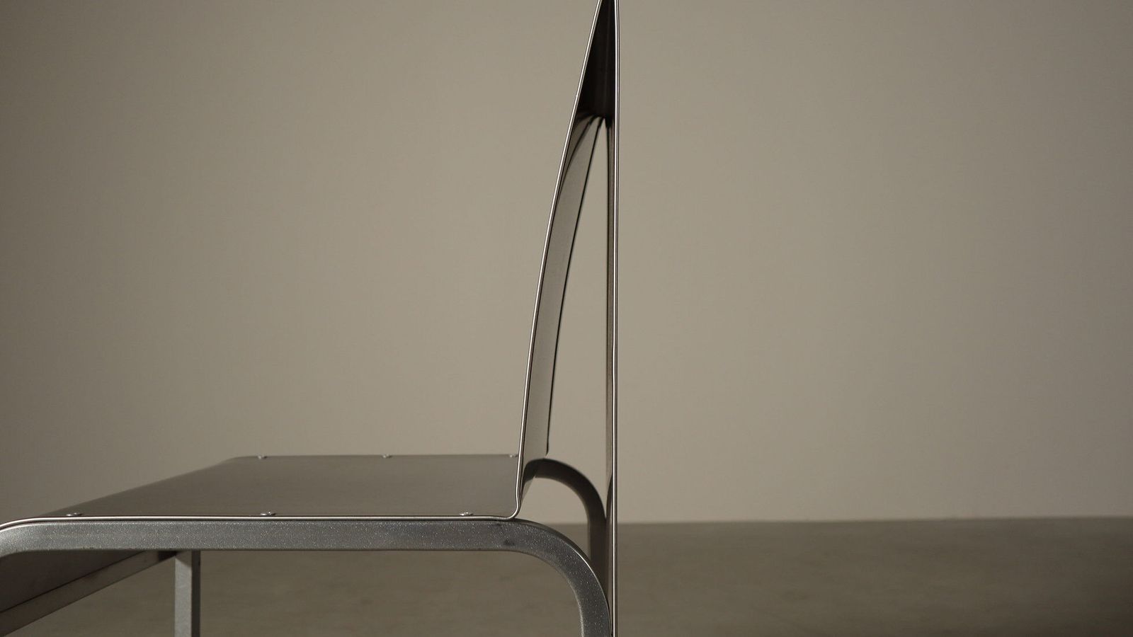 Set Of Six Postmodernist Stainless Steel Dining Chairs Dating From Around 1980 1990. photo furniture