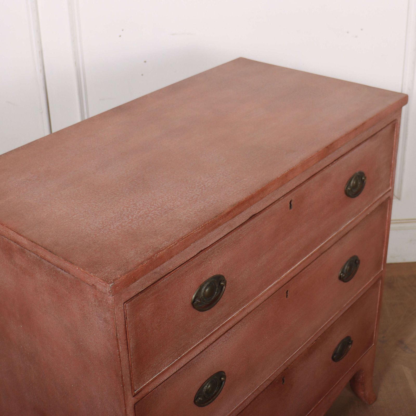Georgian Painted Chest Of Drawers photo vintage