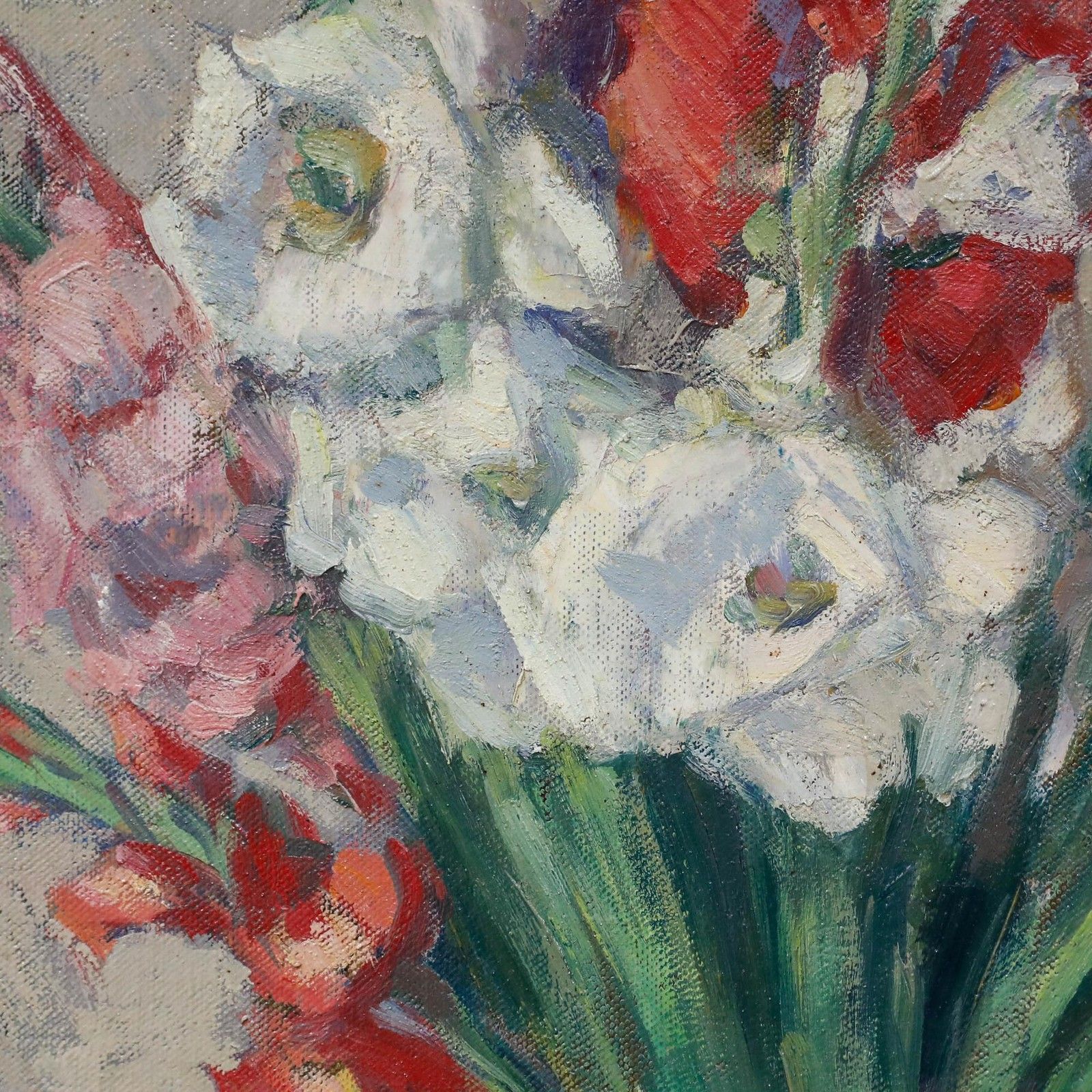Ludwig 1946 Oil, Flowers In A Glass Pitcher photo 495.0