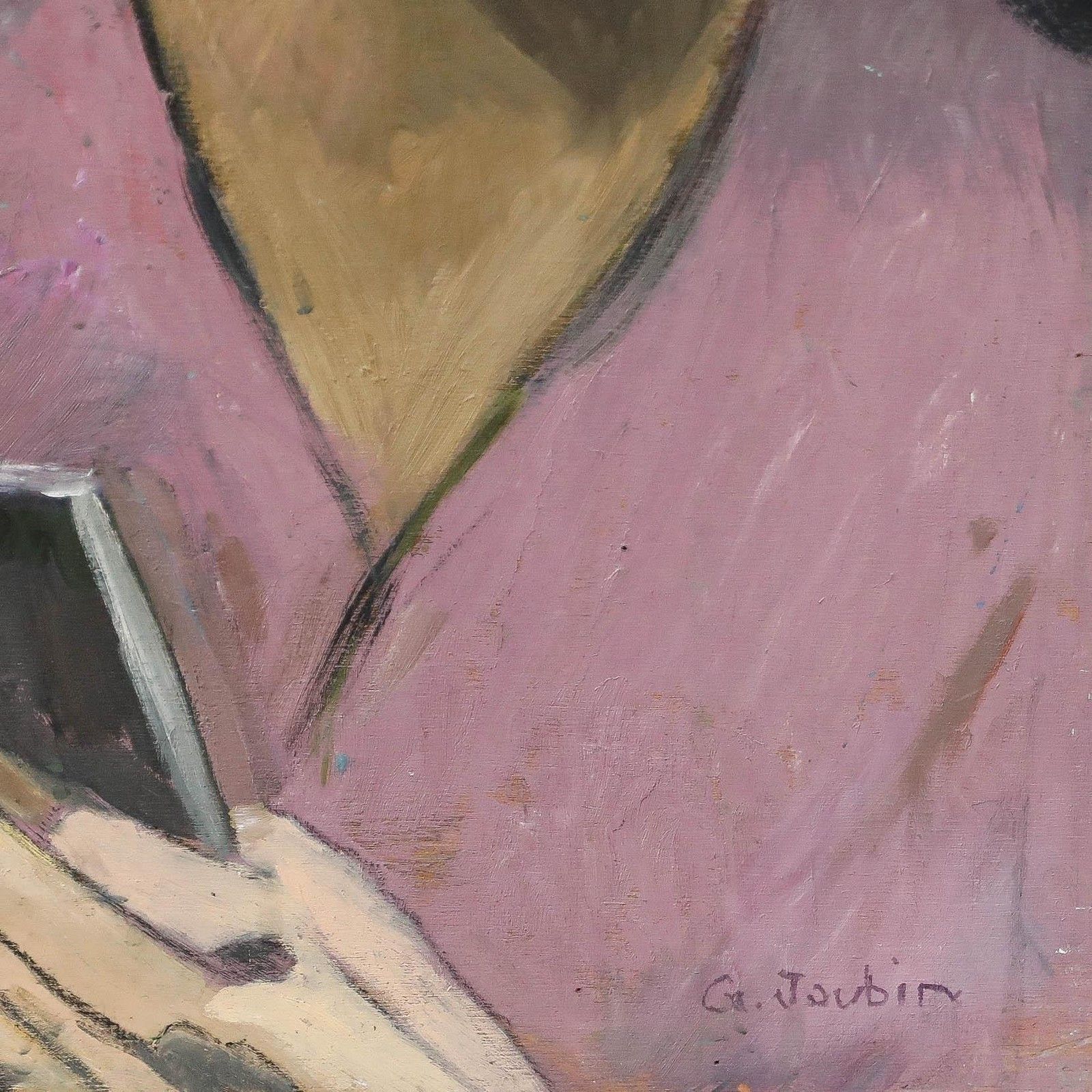 Georges Joubin (1888 1983) 20th Century Oil, A Moment Of Quiet photo 325.0