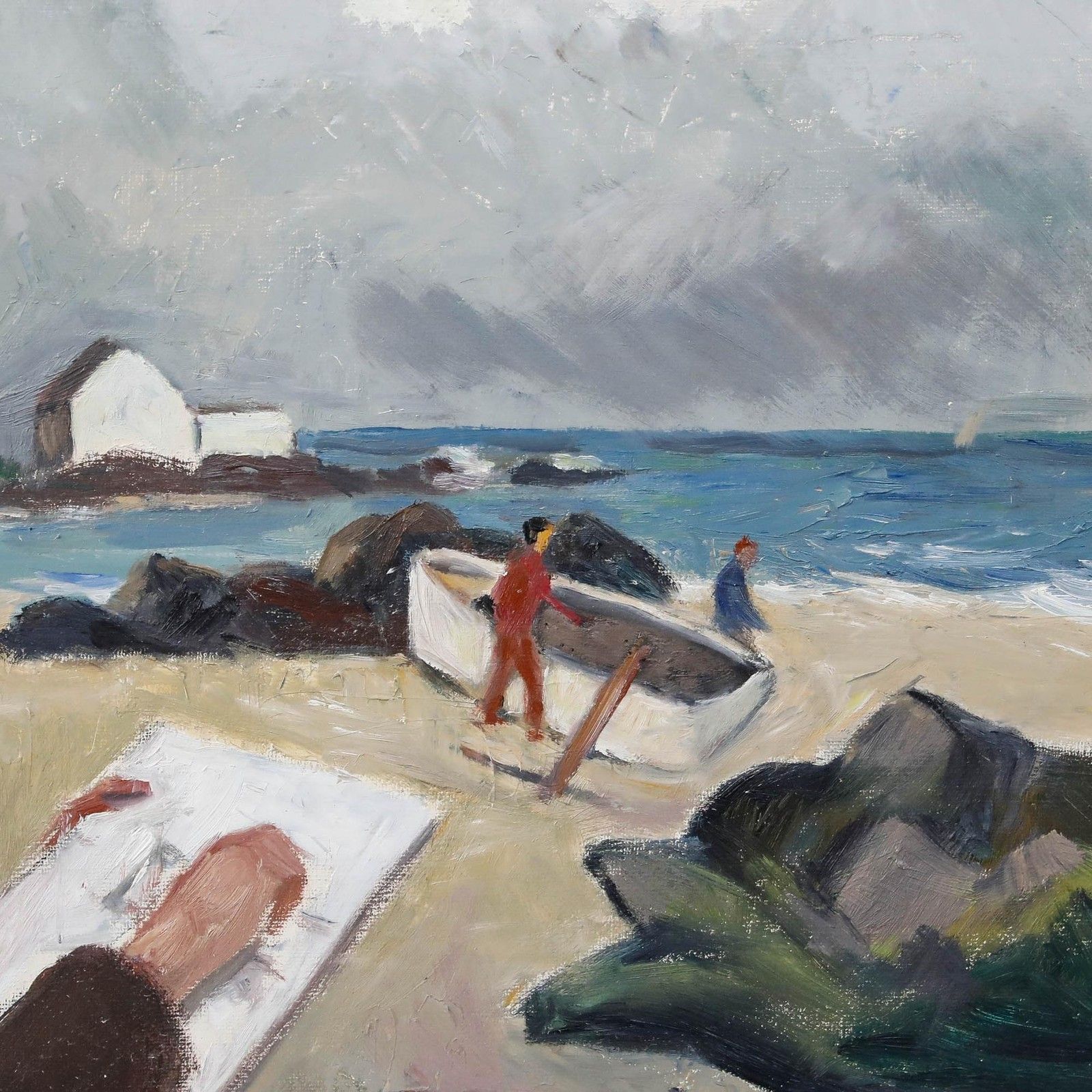 Georges Joubin (1888 1983) 20th Century Oil, En Plein Air photo Art