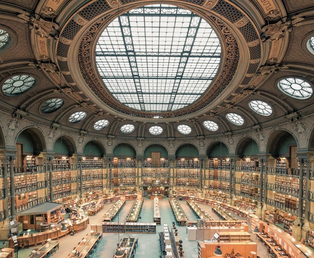 Franck Bohbot The Bibliothèque Nationale De France Oval Reading Room, Paris, 2014