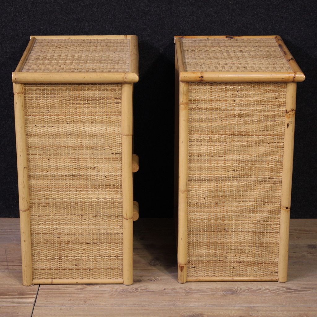 Pair Of Italian Bedside Tables From The 1980s photo furniture