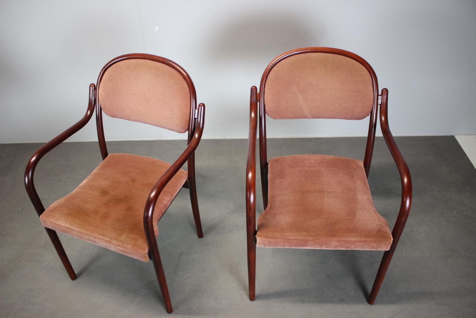 Furniture Set Of Six Thonet Vienna Bentwood Armchairs, Austria, 1991 photo