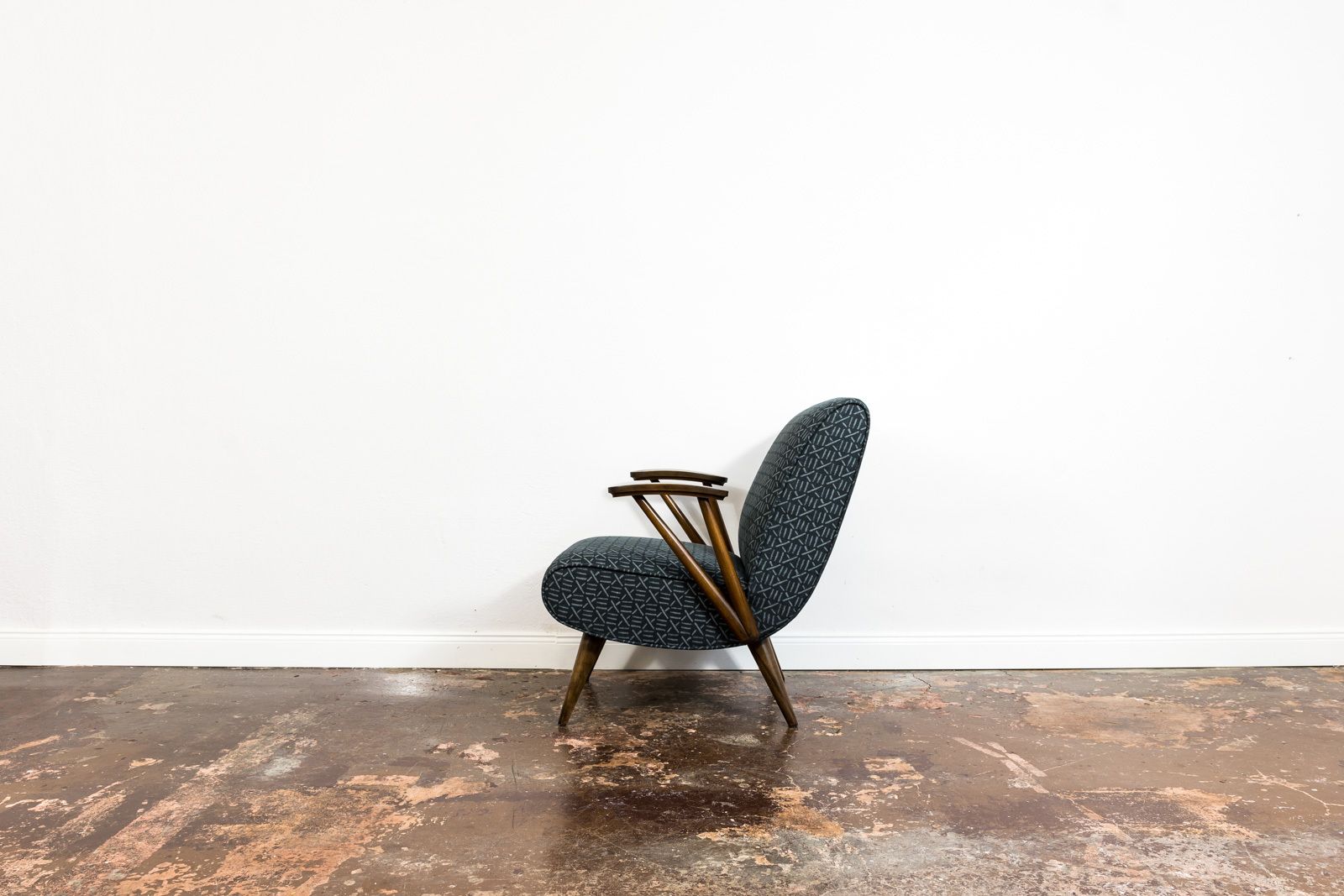 Mid Century Armchair "300 110" By Gfm, Poland, 1960s photo Furniture
