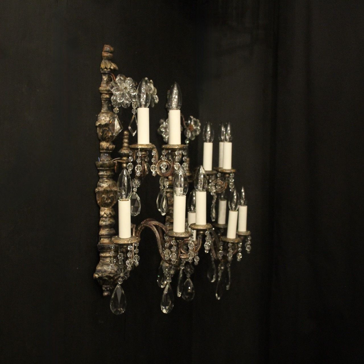 Italian Florentine 7 Light Giltwood Wall Lights photo 3750.0
