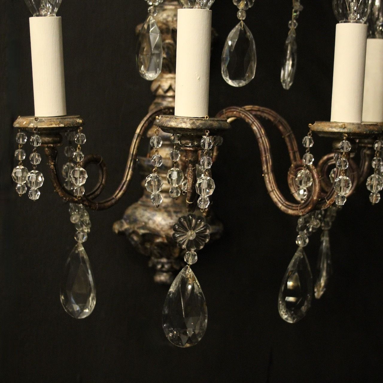 photo furniture Italian Florentine 7 Light Giltwood Wall Lights