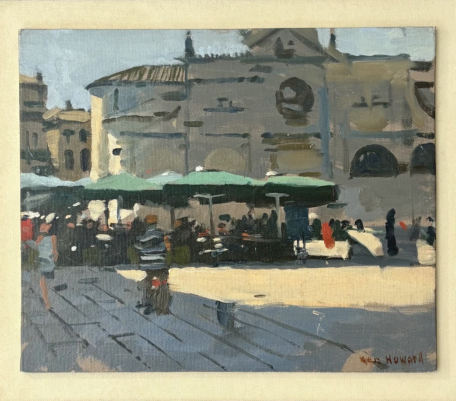 Ken Howard Obe Ra (1932 2022) Oil On Board photo vinterior