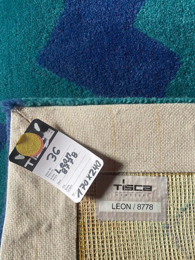 Tisca "Leon" Handgetuft Wollen Vloerkleed – Ontwerp Van Ulrike Sarvari, Frankrijk, Jaren 1990 photo vinterior