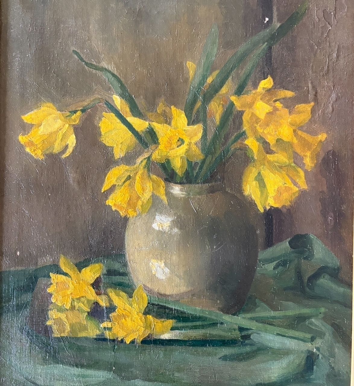 Early C20th Still Life In Oil, By Beatrice Poole photo furniture