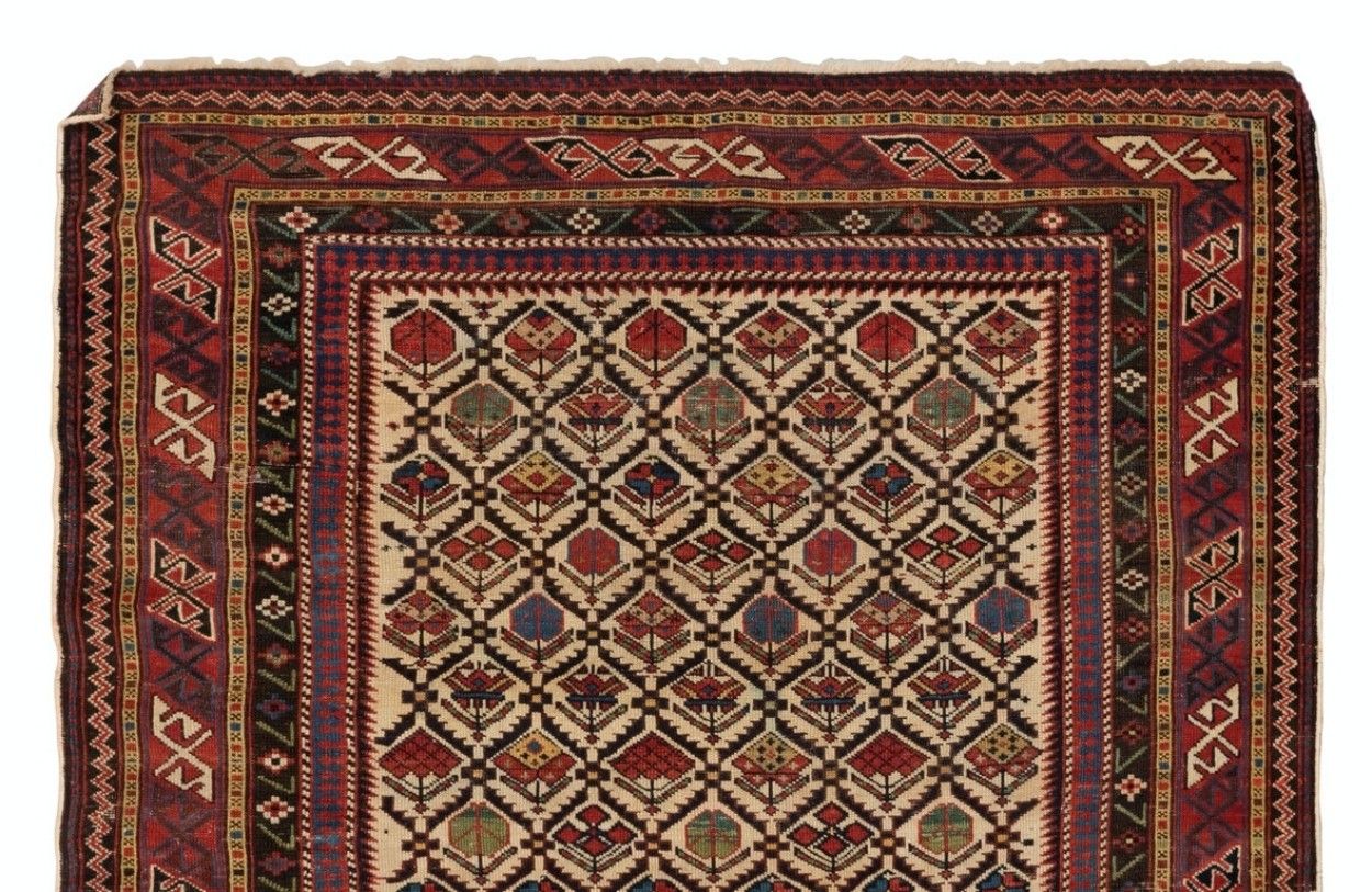 4x5 Ft Antique Shirvan Rug, East Caucasus, Ca 1890 photo furniture