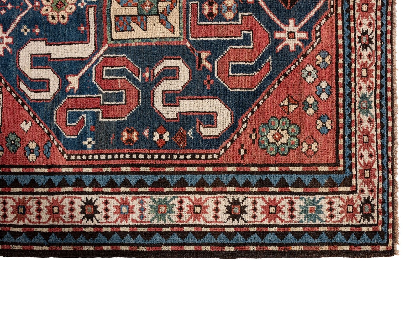 4.2x7.5 Ft A Cloudband (Chondzoresk) Rug From Karabagh, Southern Caucasus photo for sale