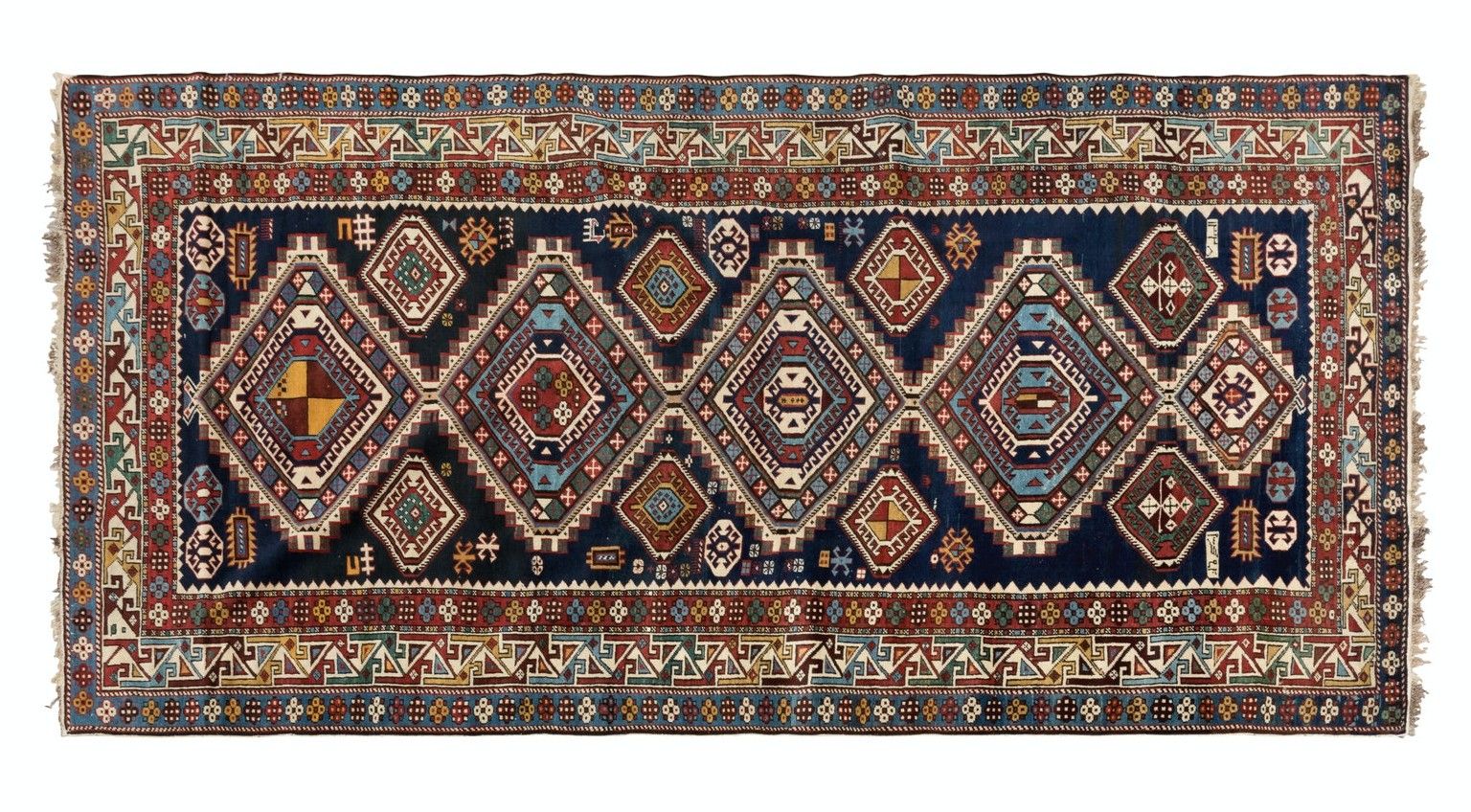 5x9 Ft Antique Shirvan Rug, East Caucasus, Late 19th Century photo Textiles