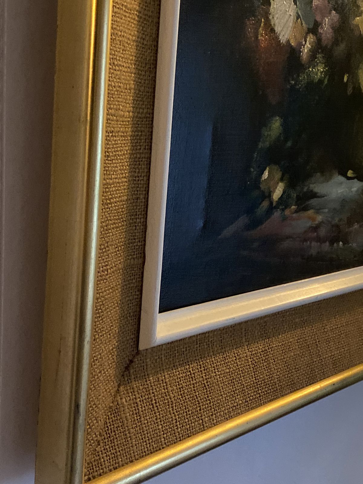 R Fabre Original 1960s Oil Painting photo Art