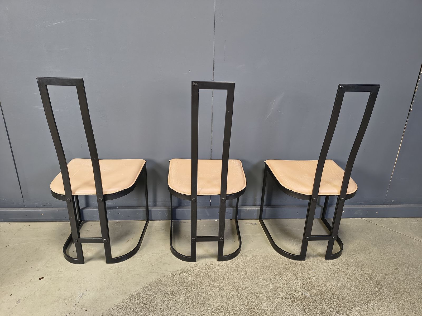 Gastone Rinaldi Postmodern  Dining Chairs For Thema Italy, 1980s   Set Of 6 photo vintage