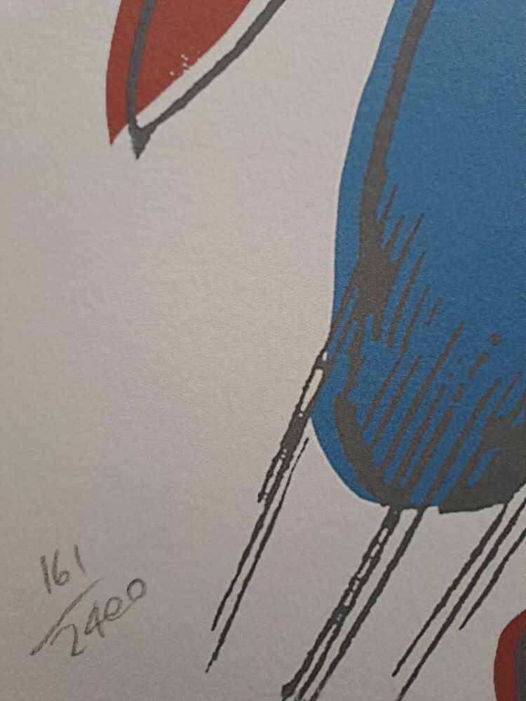 1980er Andy Warhol Signierte Limitierte Lithographie Superman photo for sale
