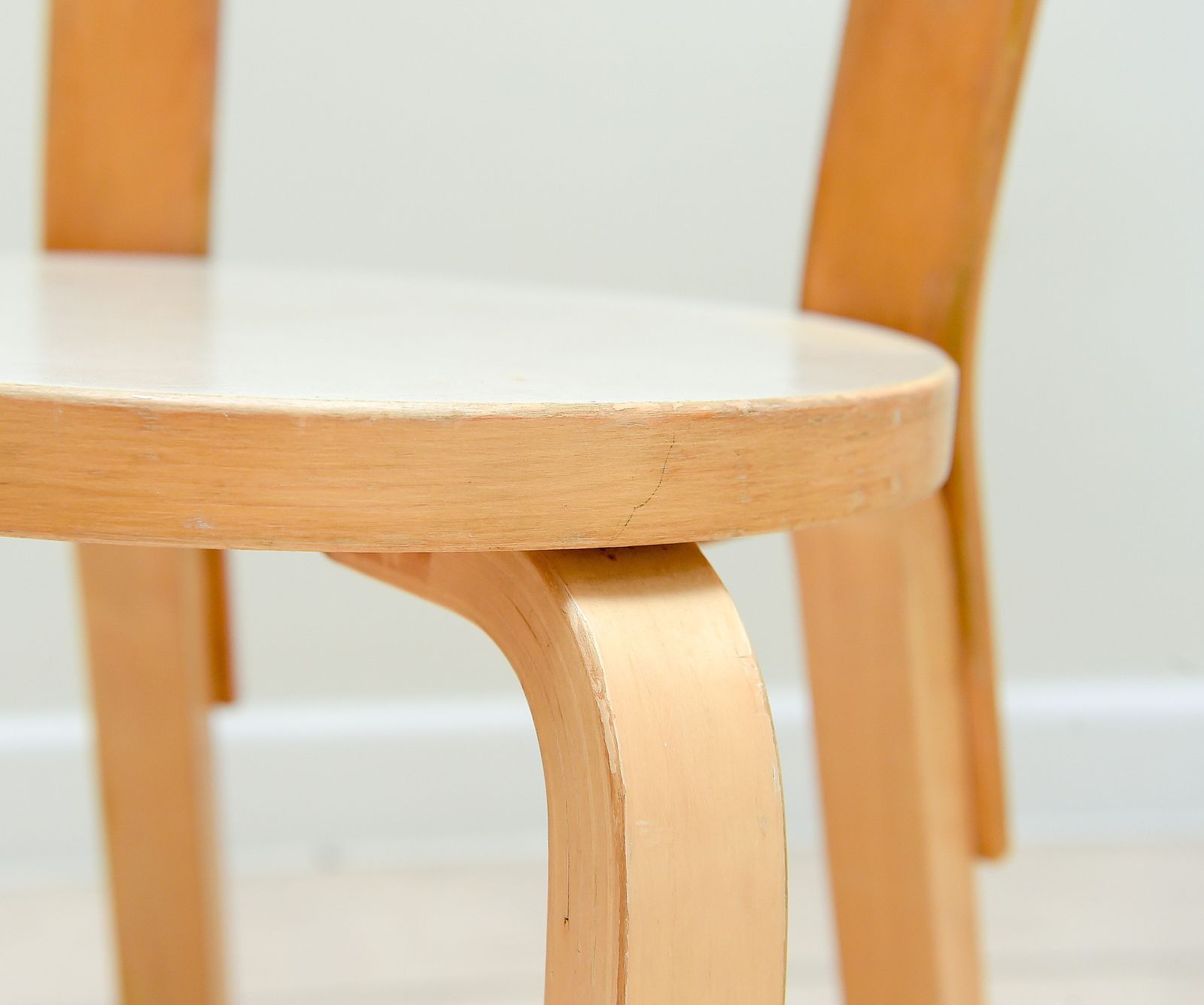 Pair Of Model 66 Chairs By Alvar Aalto For Artek, Finland photo buy