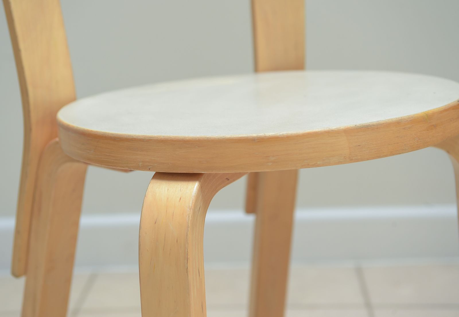 850.0 Pair Of Model 66 Chairs By Alvar Aalto For Artek, Finland photo