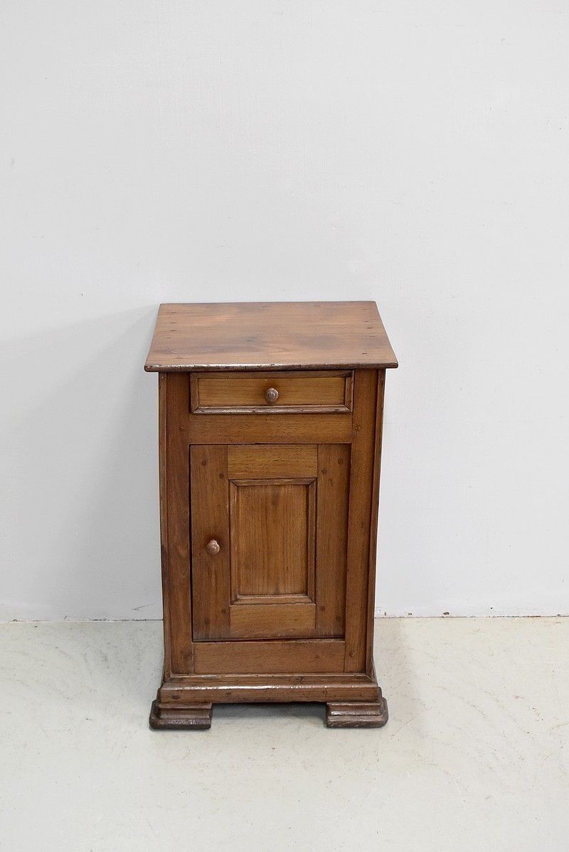A Bedside Table In Oak 1900