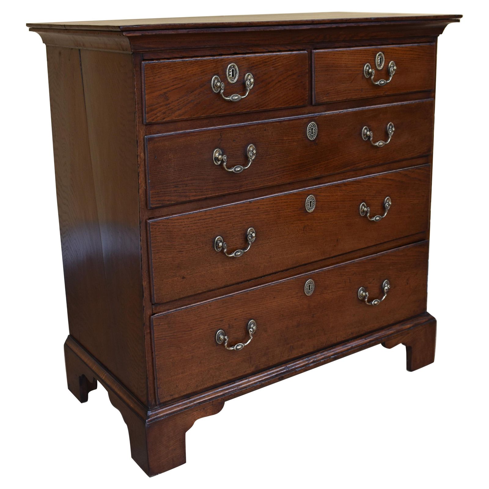 18th Century George III Oak Chest Of Drawers