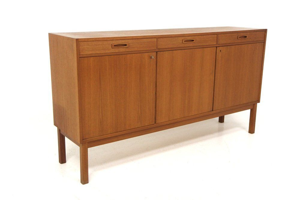 Scandinavian Teak Sideboard, Sweden, 1960s