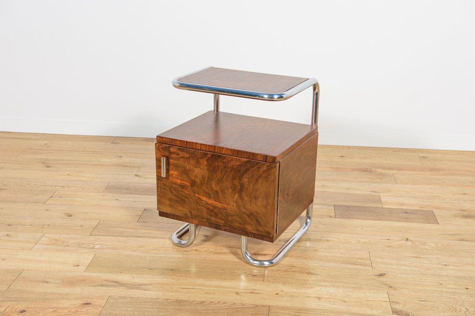 photo vinterior Mid Century Bauhaus Nightstands From Mücke Melder, Czechoslovakia, 1930s, Set Of 2