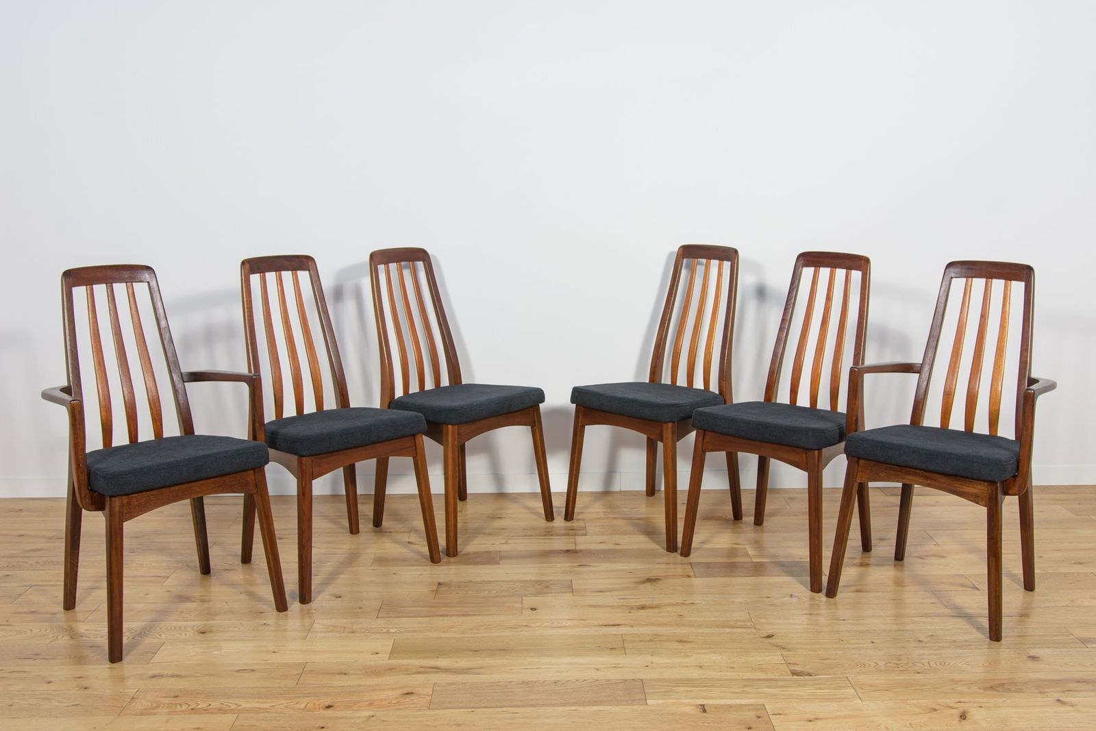 Mid Century Teak Dining Chairs, United Kingdom, 1960s, Set Of 6