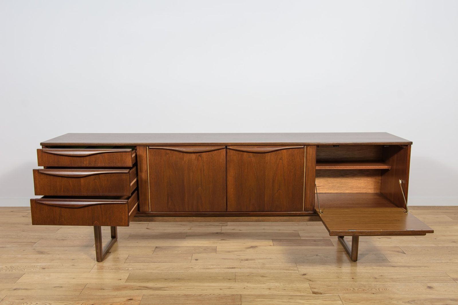 Mid Century Modern English Teak Sideboard From Stonehill, 1960s photo vintage