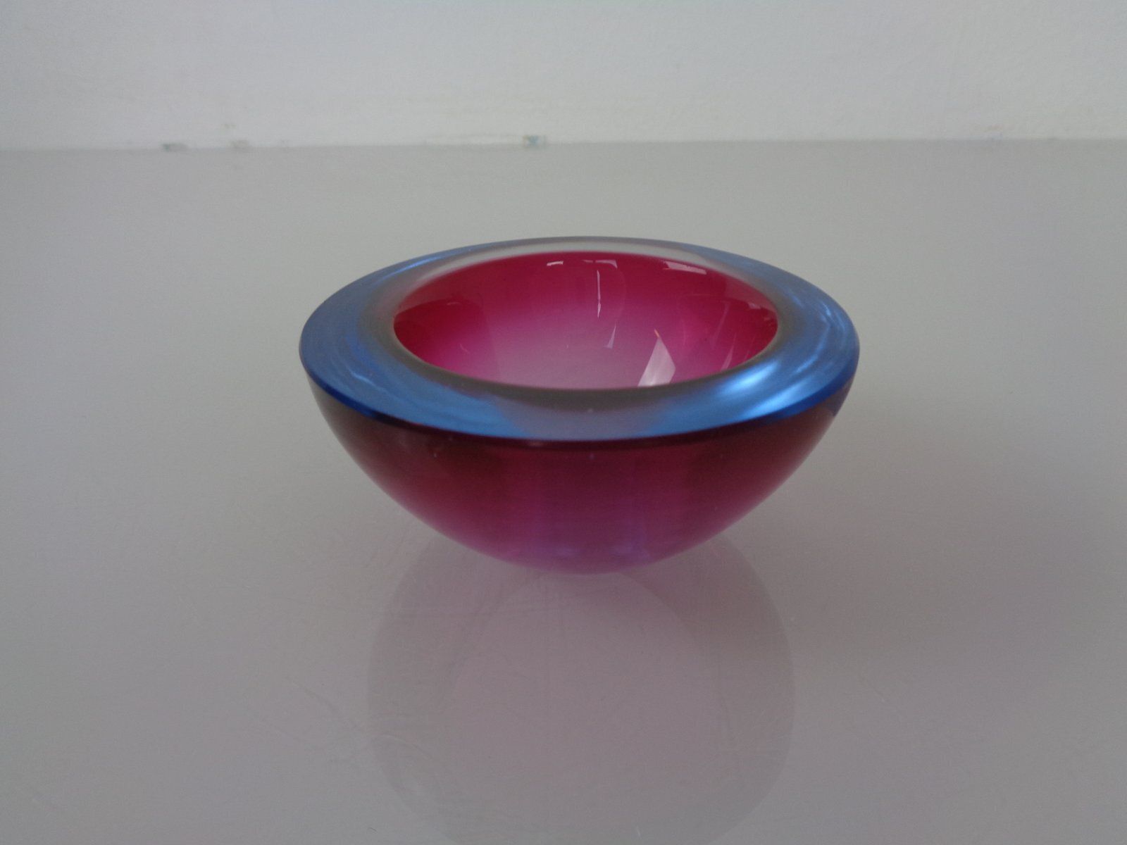 Sommerso Murano Glass Ashtray, Italy, 1960s photo furniture
