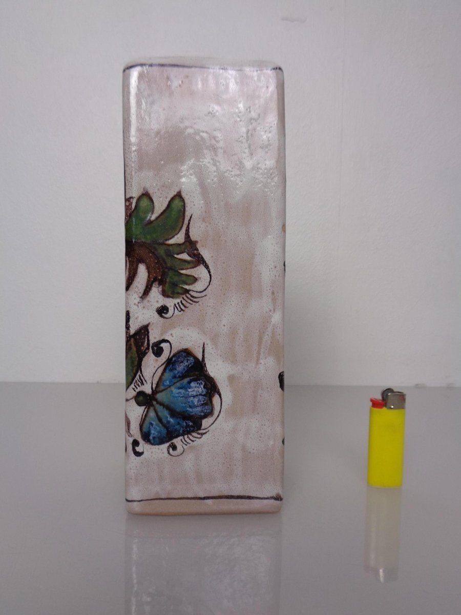 Studio Ceramic Vase By Elio Schiavon For Erhart, Italy, 1970s photo vinterior
