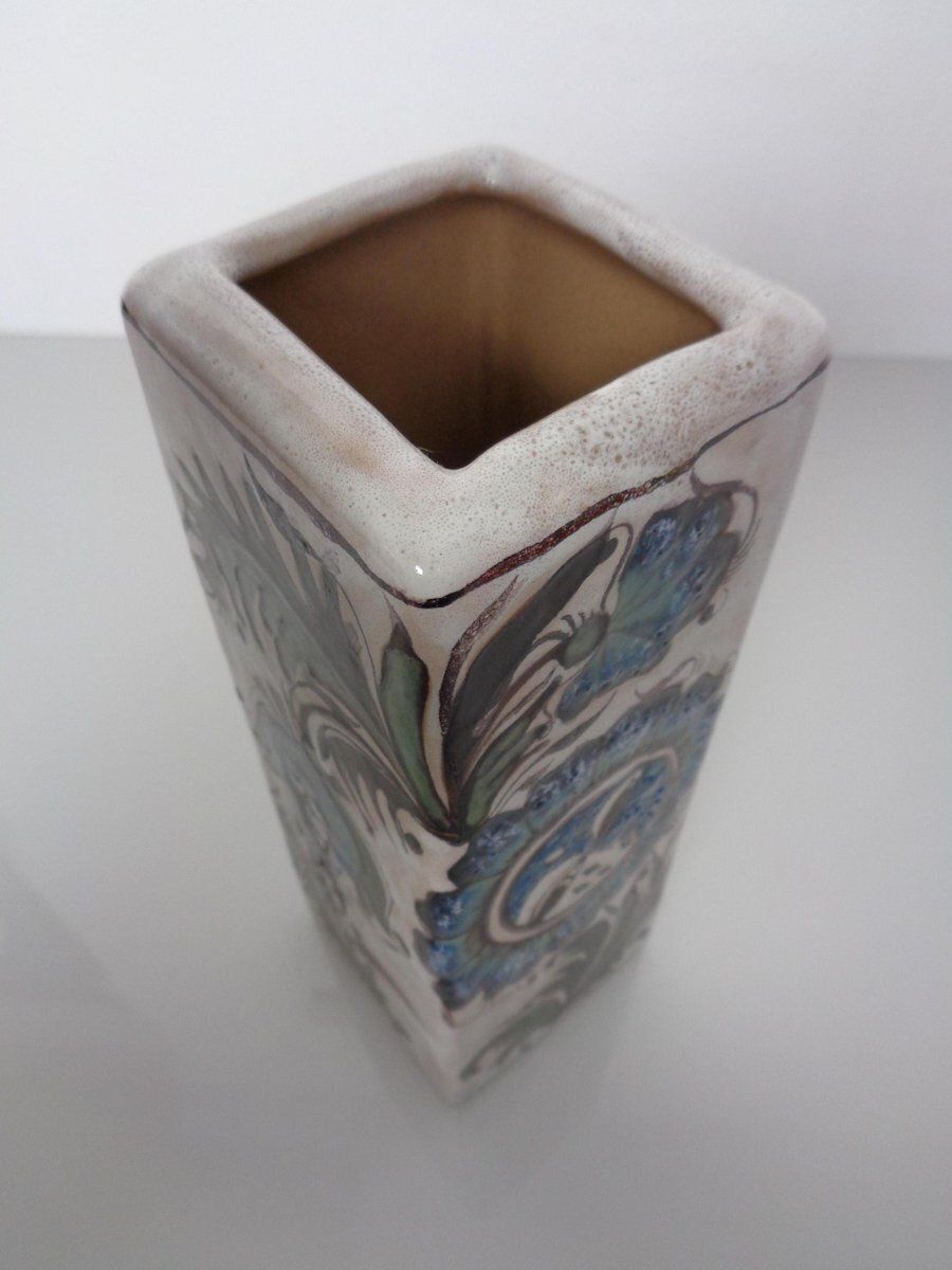 Studio Ceramic Vase By Elio Schiavon For Erhart, Italy, 1970s photo vintage