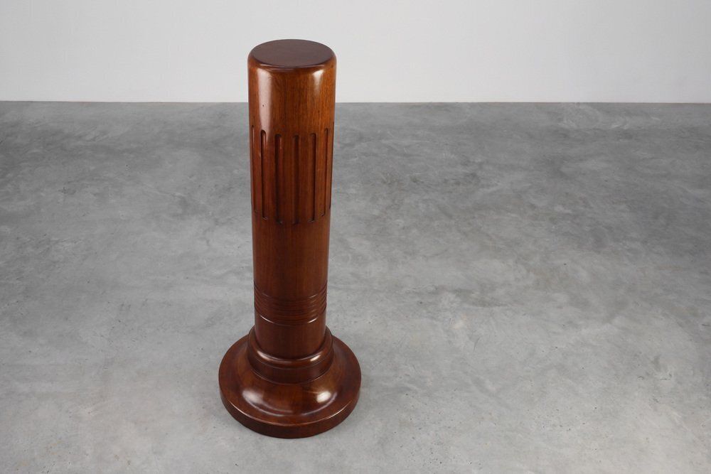 photo for sale Art Deco Sculptural Wooden Pedestal, France, 1925