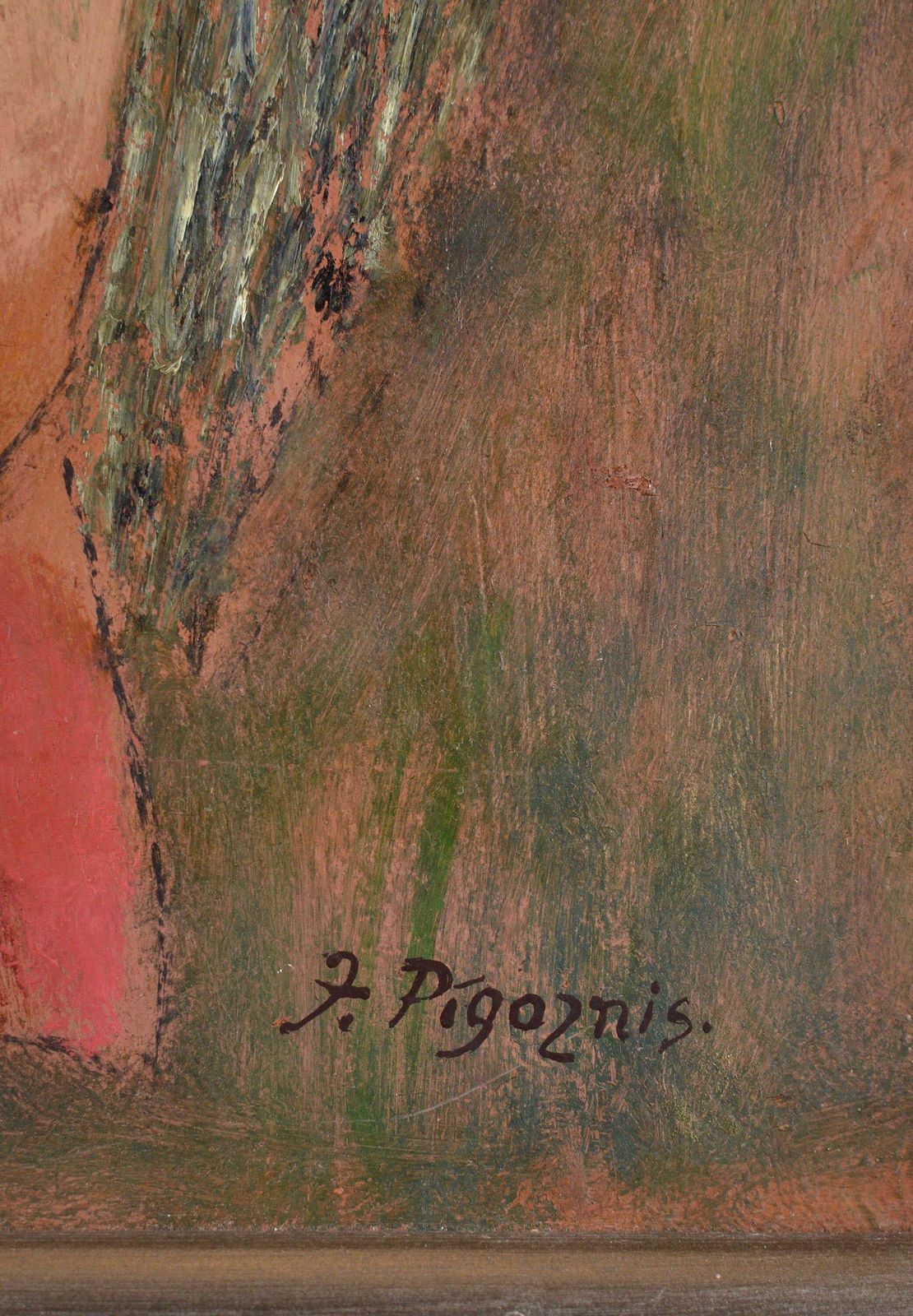 Jazeps Pigoznisjolene. 1987, Oil On Cardboard. 81x65 Cm1987 photo vinterior