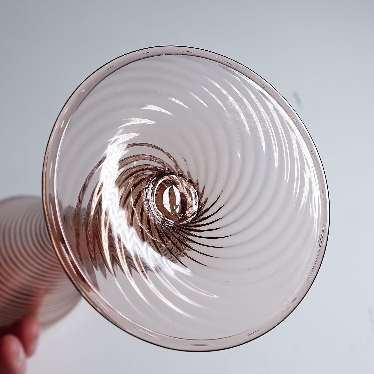 Vetro Soffiato Glass Vase, Venini Murano Ca. 1950s photo buy