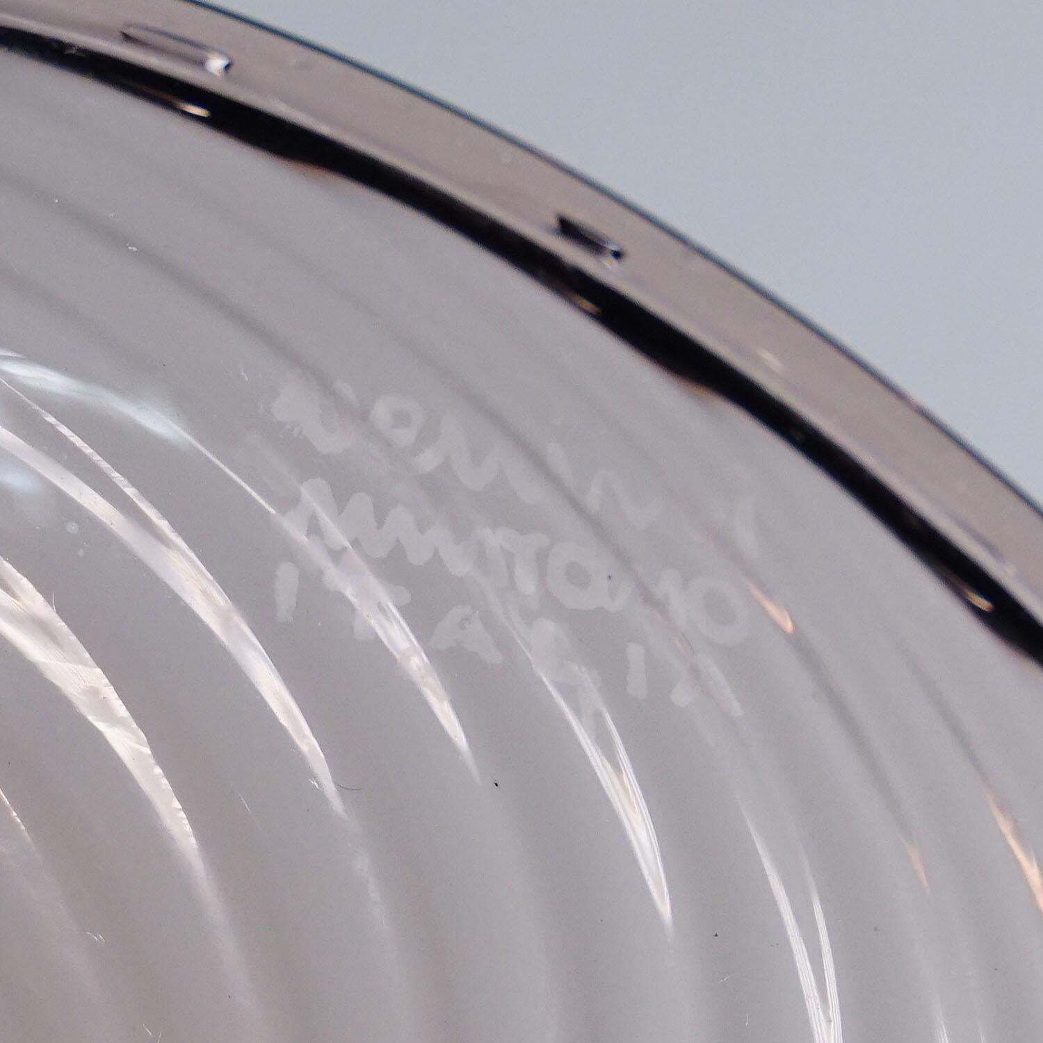 Vetro Soffiato Glass Vase, Venini Murano Ca. 1950s photo vintage