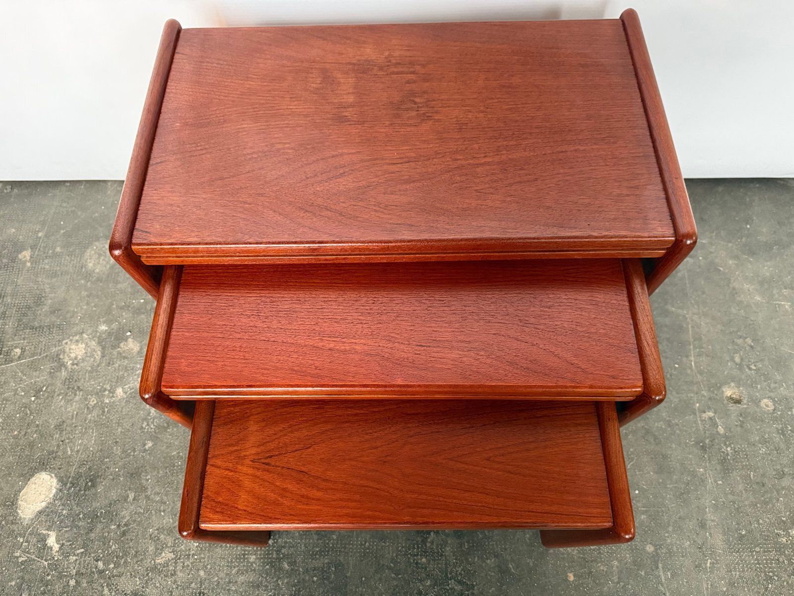 Mid Century Teak Nesting Tables, 1960s, Set Of 3 photo furniture