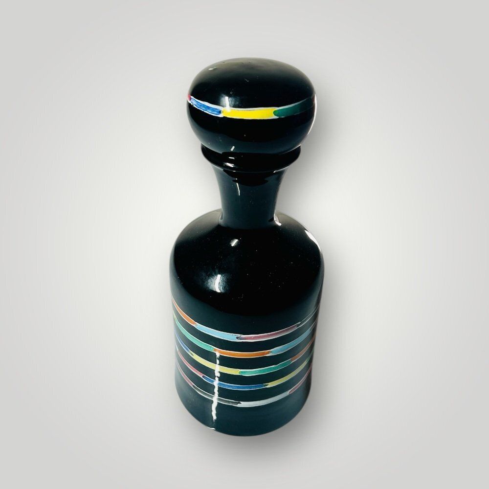 Ceramic Decanter By Piero Dorazio For Deruta, Italy, 1980s photo for sale