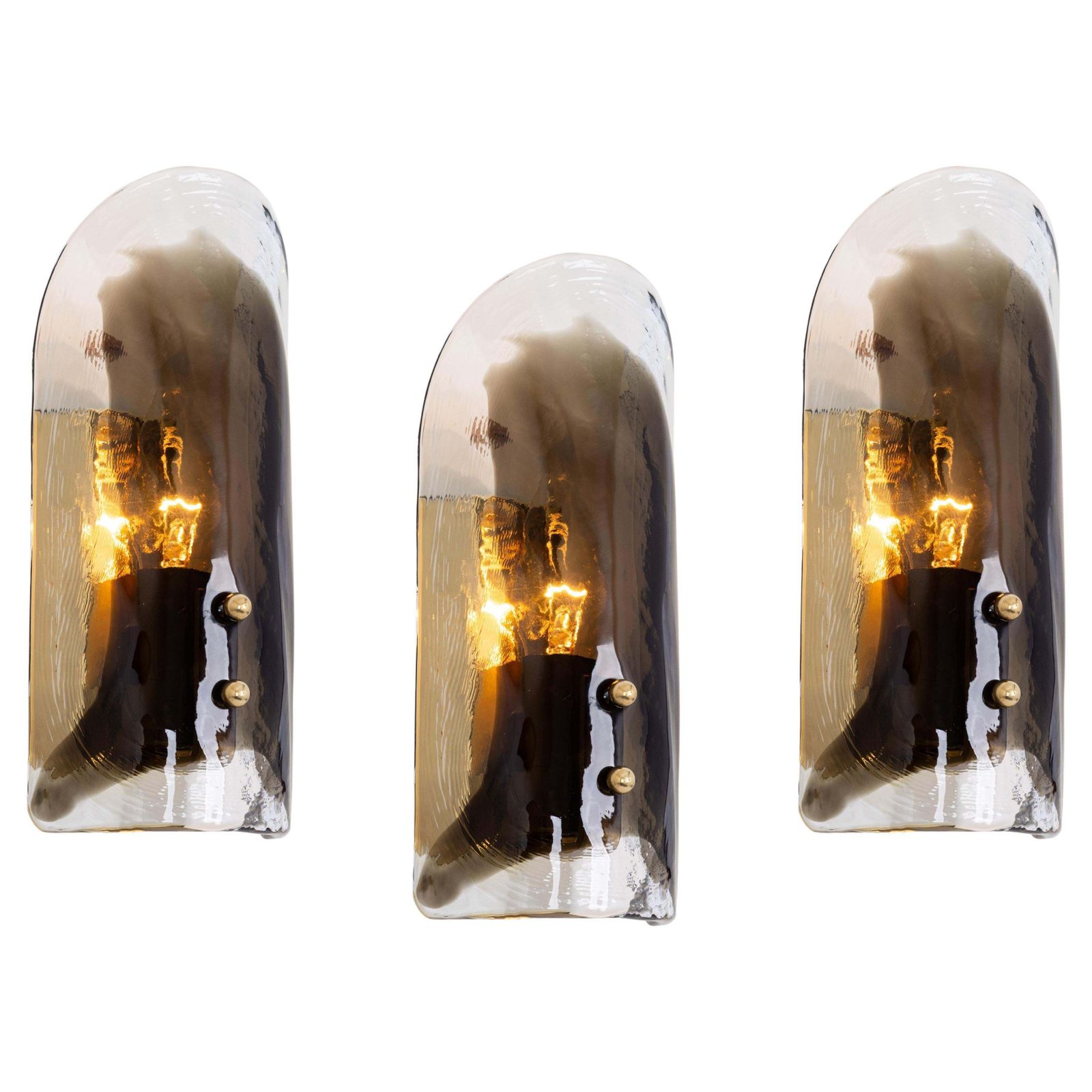 1 Of 3 Large Murano Kalmar Sconces Wall Lights, Austria, 1960s