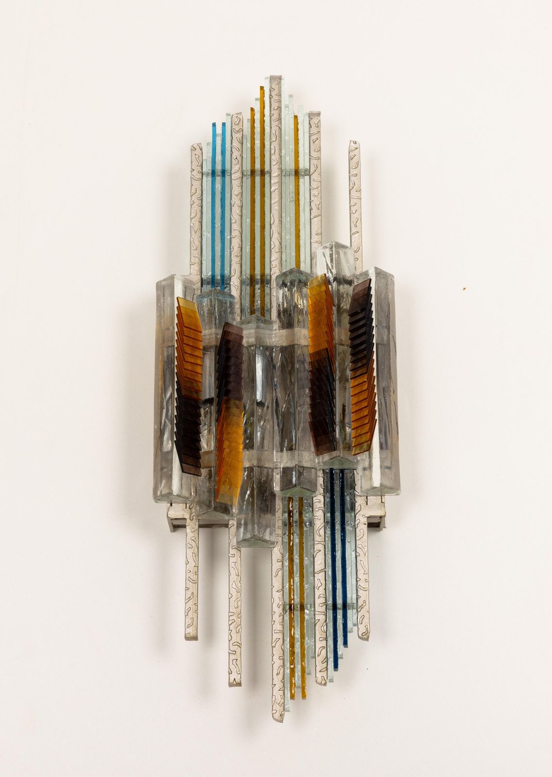 Brutalist Mid Century Wall Sconce By Albano Poli For Poliarte, 1970s photo furniture