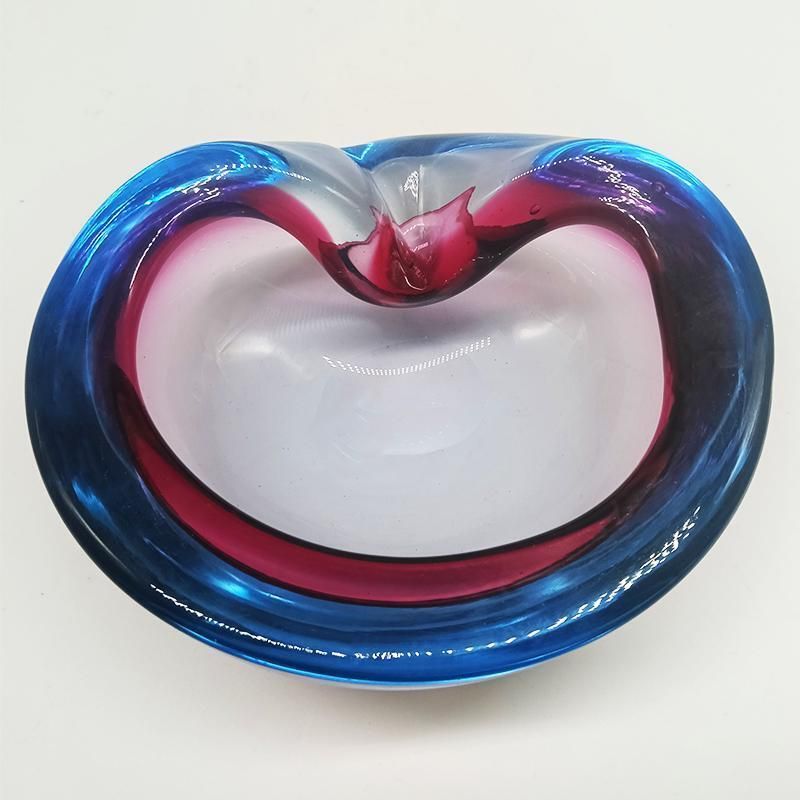 1960s Ashtray Or Catch All In Murano Glass By Flavio Poli For Seguso. 15.5cm. Made In Italy. photo Home Decor