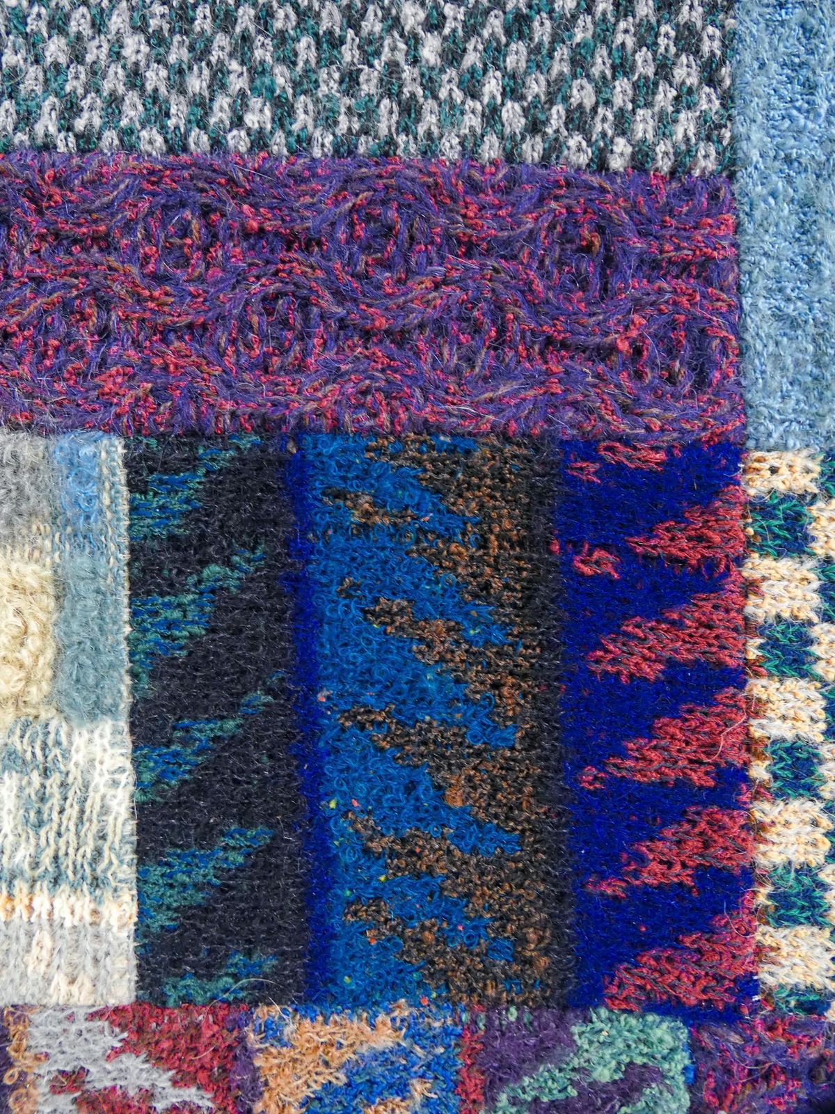 Tapestry, Design By Ottavio Missoni For Saporiti. Italy, 70s photo vintage