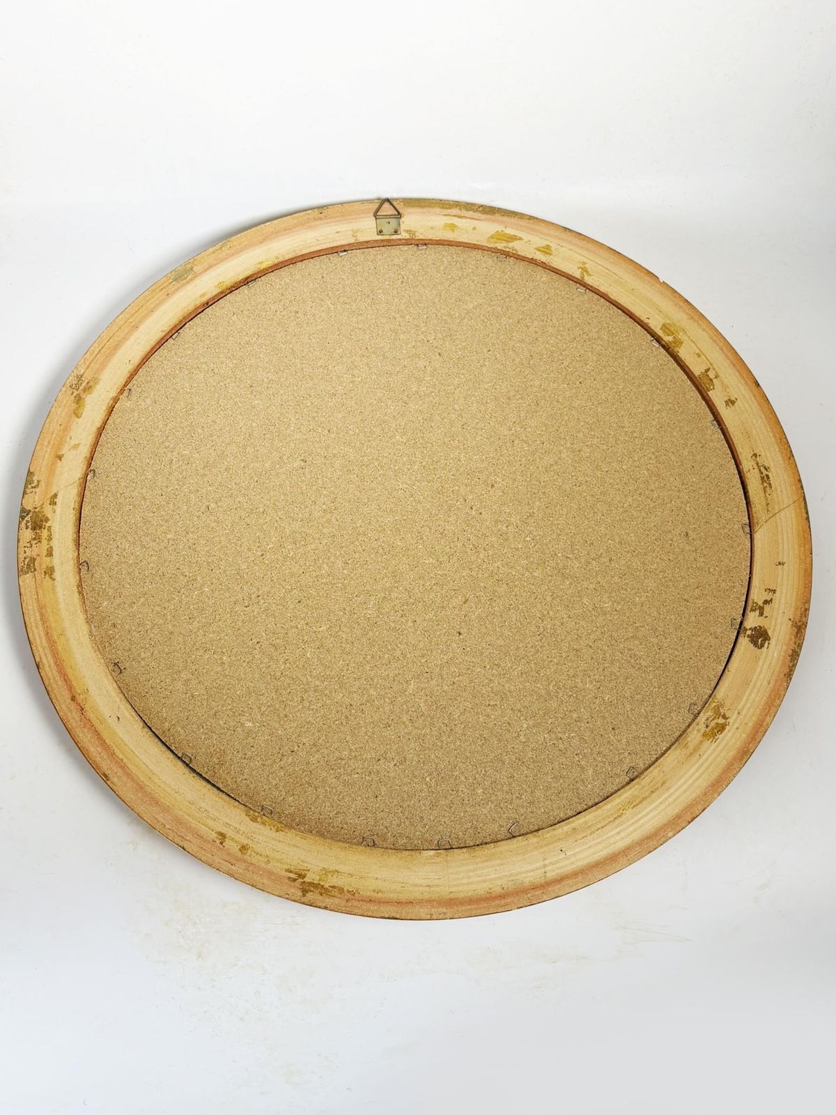 Oval Gilded Wood Mirror, 20th Century, France photo vintage