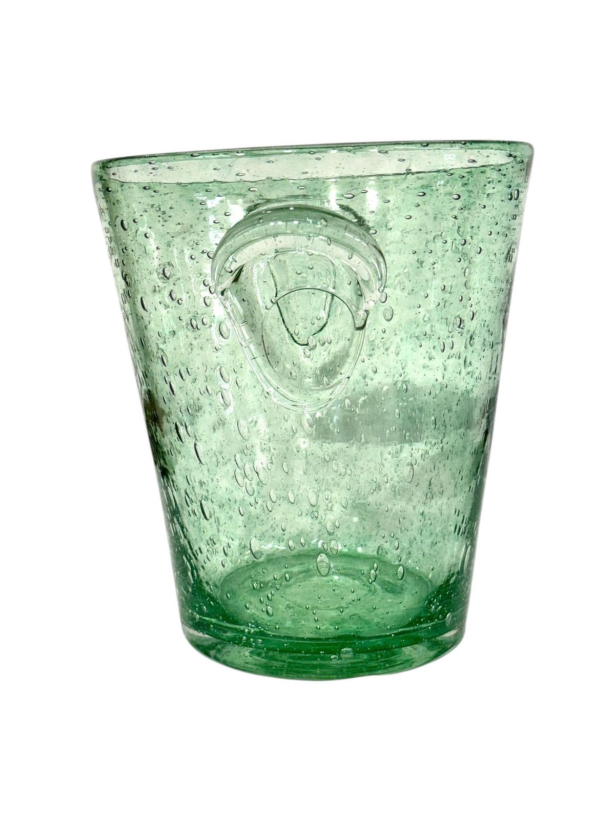 Biot Bubble Glass Champagne Bucket, 20th Century photo vintage