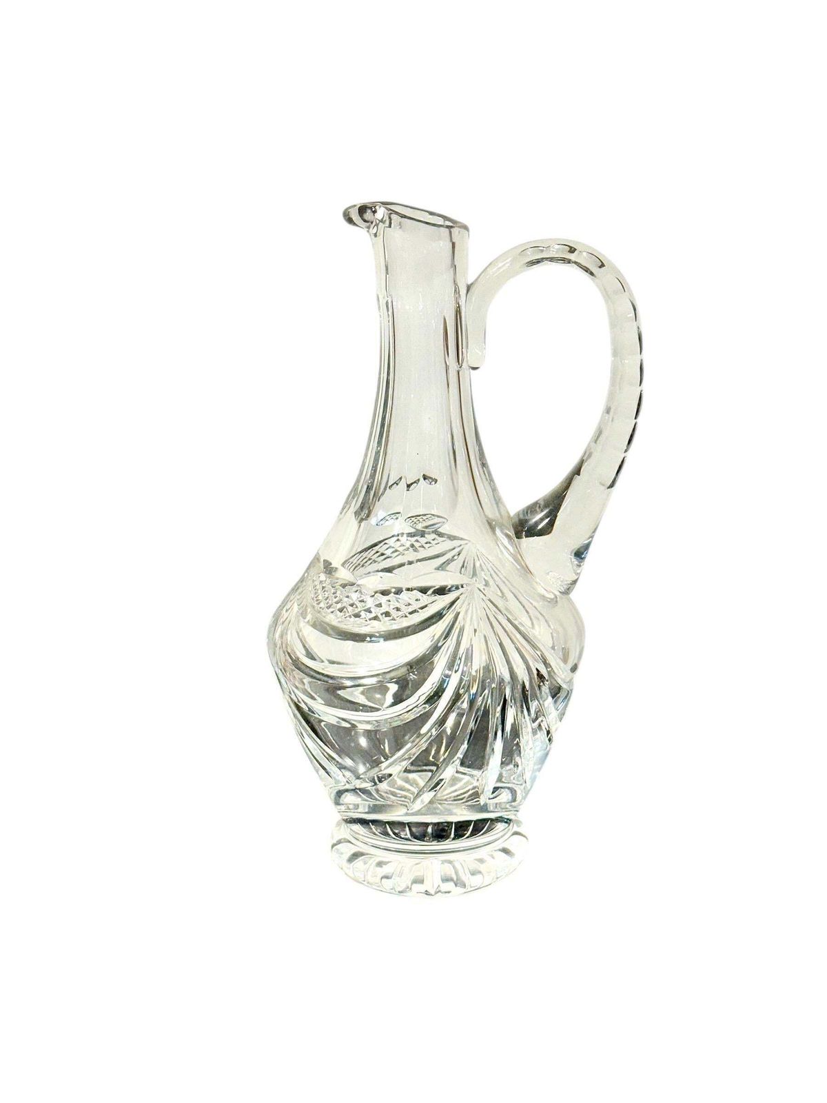 Cut Crystal Carafe Or Pitcher By Cristalleries De Lorraine photo furniture